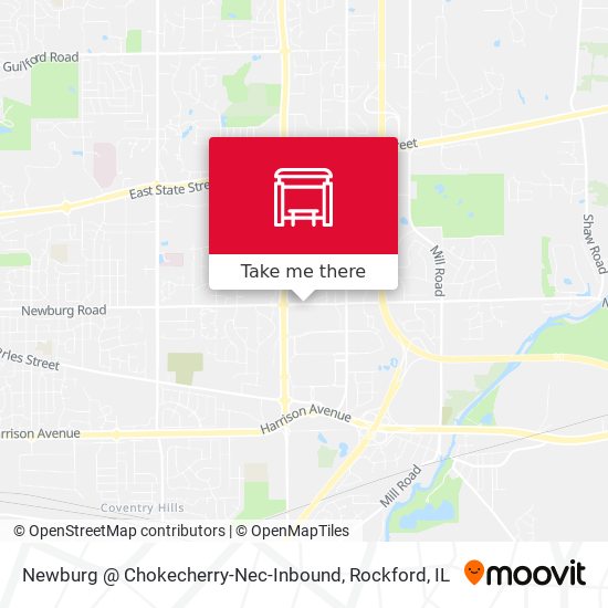 Mapa de Newburg @ Chokecherry-Nec-Inbound