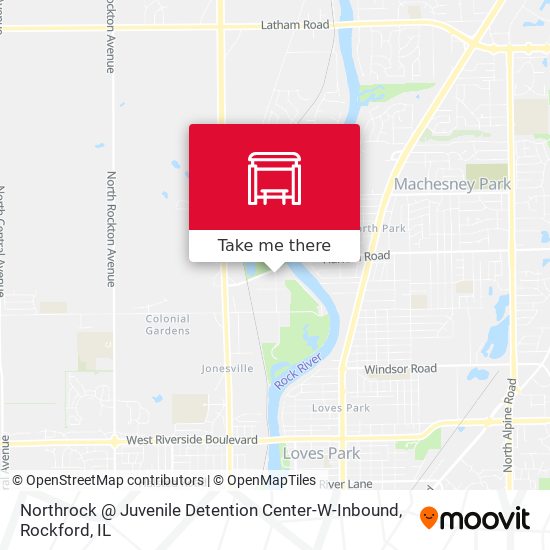 Mapa de Northrock @ Juvenile Detention Center-W-Inbound