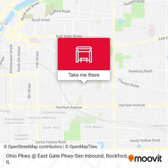 Ohio Pkwy @ East Gate Pkwy-Sec-Inbound map