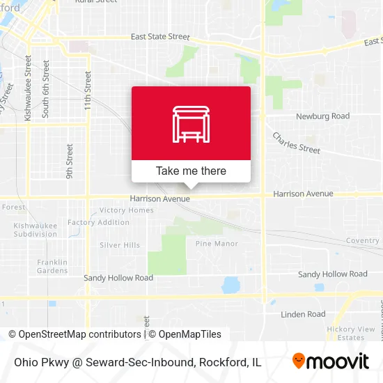Ohio Pkwy @ Seward-Sec-Inbound map