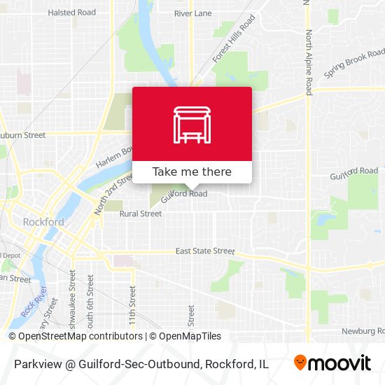 Parkview @ Guilford-Sec-Outbound map