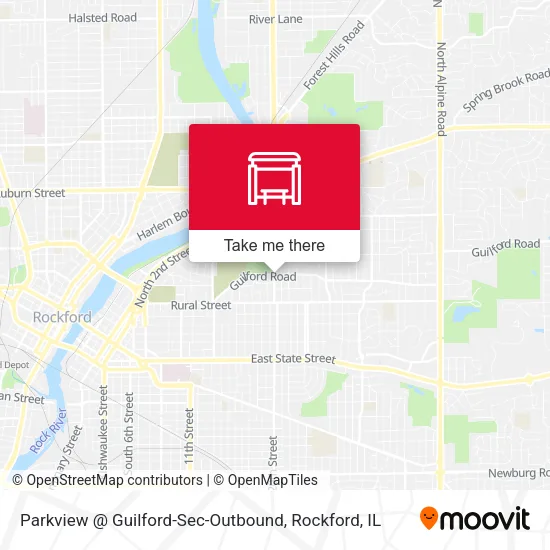 Mapa de Parkview @ Guilford-Sec-Outbound
