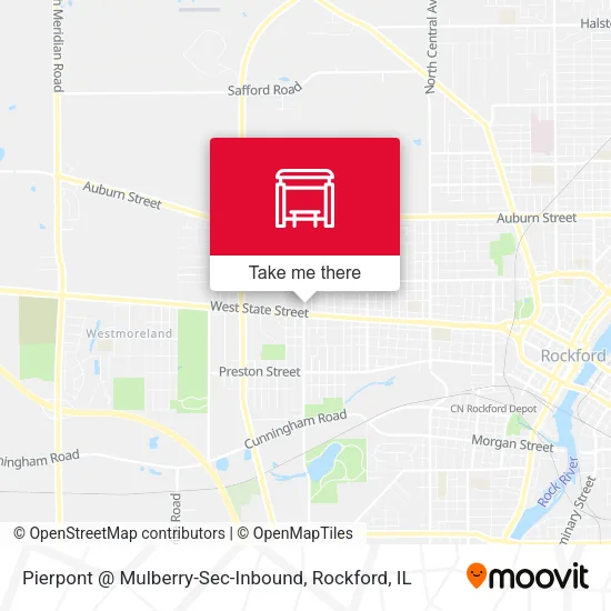 Mapa de Pierpont @ Mulberry-Sec-Inbound