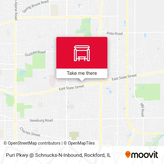 Mapa de Puri Pkwy @ Schnucks-N-Inbound