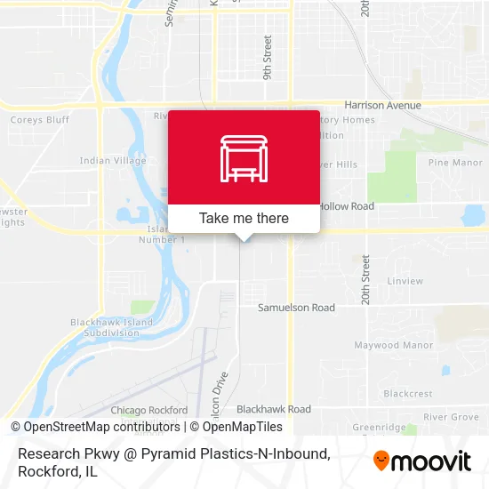 Mapa de Research Pkwy @ Pyramid Plastics-N-Inbound