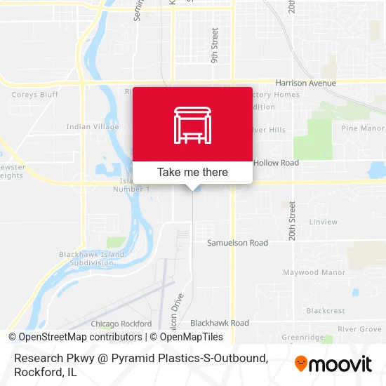 Mapa de Research Pkwy @ Pyramid Plastics-S-Outbound