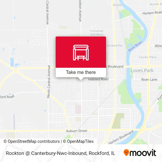Mapa de Rockton @ Canterbury-Nwc-Inbound