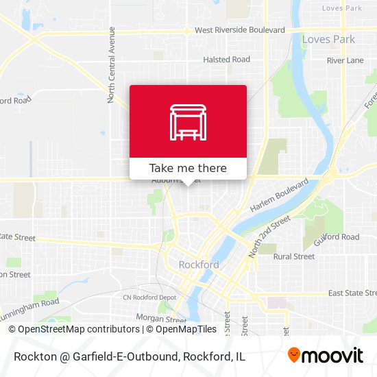 Rockton @ Garfield-E-Outbound map