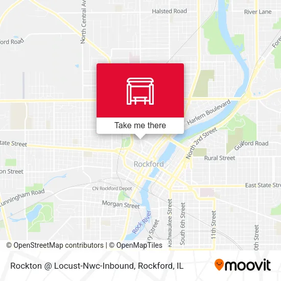 Mapa de Rockton @ Locust-Nwc-Inbound