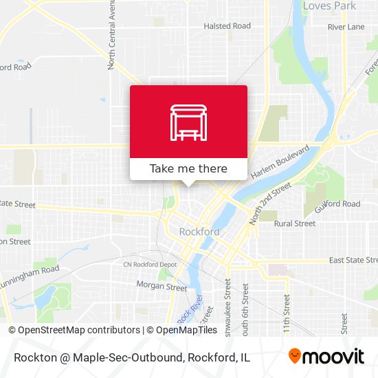 Mapa de Rockton @ Maple-Sec-Outbound