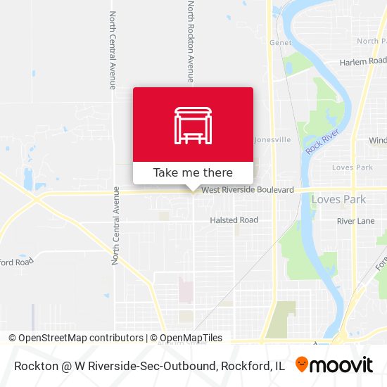 Mapa de Rockton @ W Riverside-Sec-Outbound