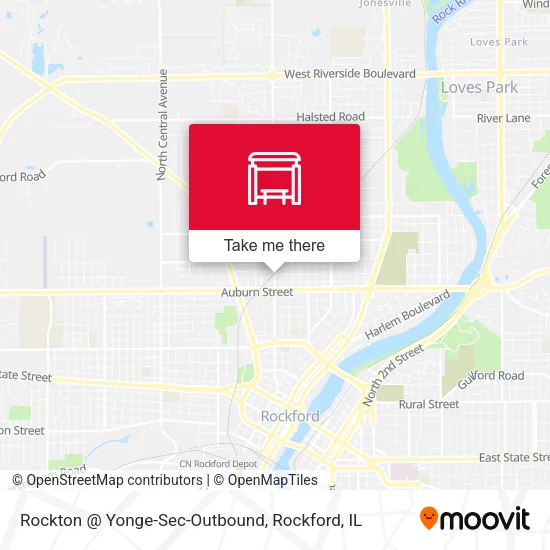 Mapa de Rockton @ Yonge-Sec-Outbound