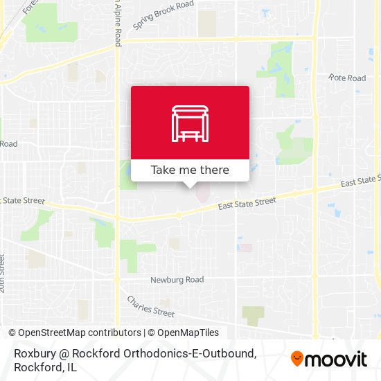 Roxbury @ Rockford Orthodonics-E-Outbound map