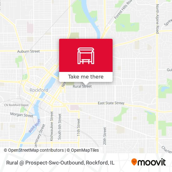 Rural @ Prospect-Swc-Outbound map