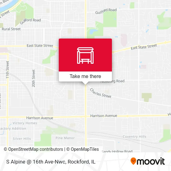 Mapa de S Alpine @ 16th Ave-Nwc