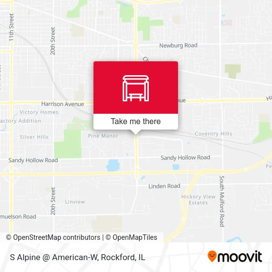 Mapa de S Alpine @ American-W