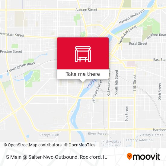 S Main @ Salter-Nwc-Outbound map