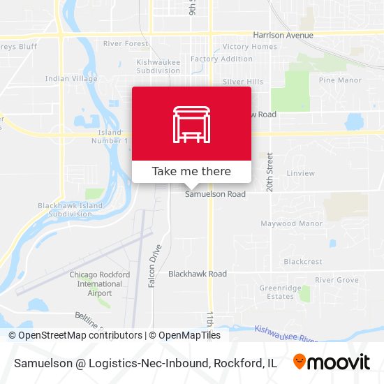 Samuelson @ Logistics-Nec-Inbound map