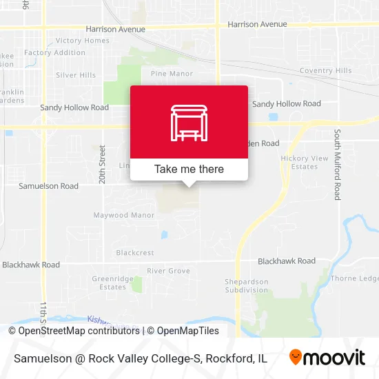 Mapa de Samuelson @ Rock Valley College-S