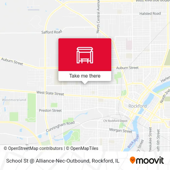 Mapa de School St @ Alliance-Nec-Outbound