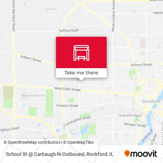 Mapa de School St @ Carbaugh-N-Outbound