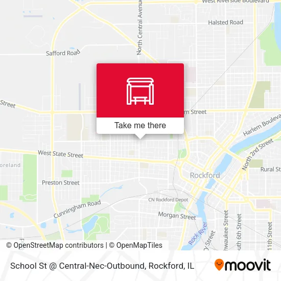 Mapa de School St @ Central-Nec-Outbound