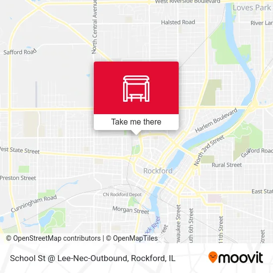 Mapa de School St @ Lee-Nec-Outbound