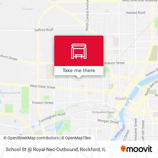 School St @ Royal-Nec-Outbound map