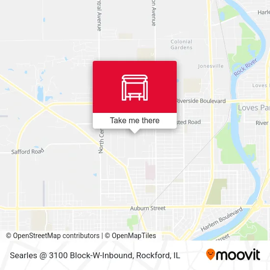 Mapa de Searles @ 3100 Block-W-Inbound