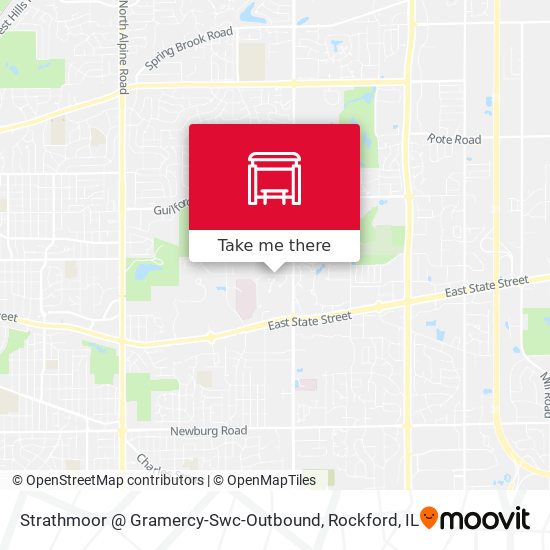 Strathmoor @ Gramercy-Swc-Outbound map