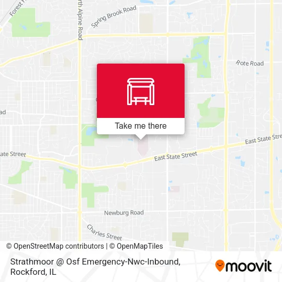 Mapa de Strathmoor @ Osf Emergency-Nwc-Inbound