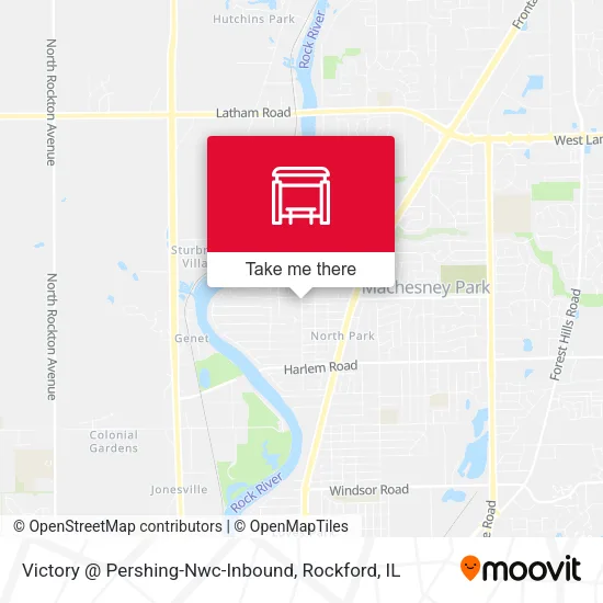 Mapa de Victory @ Pershing-Nwc-Inbound