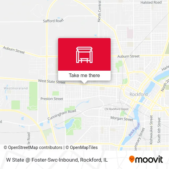 Mapa de W State @ Foster-Swc-Inbound