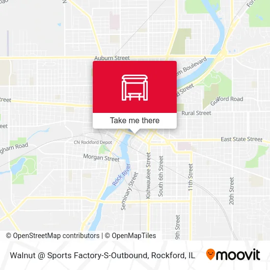 Walnut @ Sports Factory-S-Outbound map