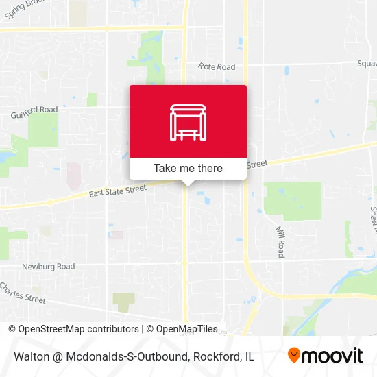 Walton @ Mcdonalds-S-Outbound map