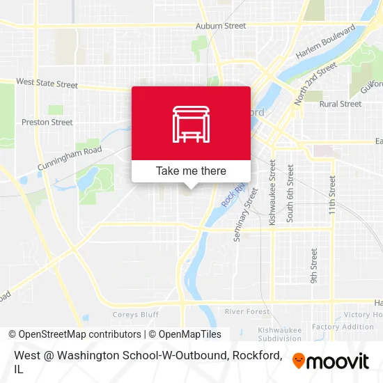 Mapa de West @ Washington School-W-Outbound