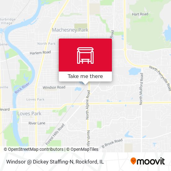 Windsor @ Dickey Staffing-N map