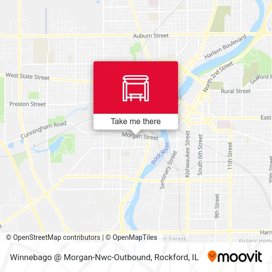 Mapa de Winnebago @ Morgan-Nwc-Outbound