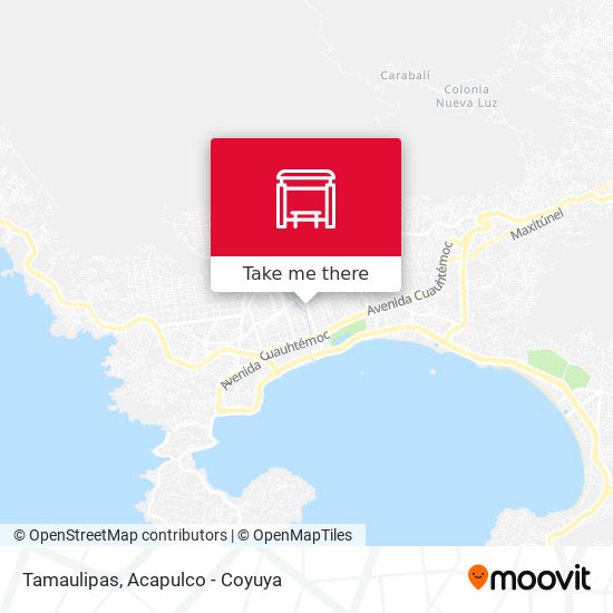 Mapa de Tamaulipas