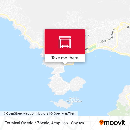 Terminal Oviedo / Zócalo map