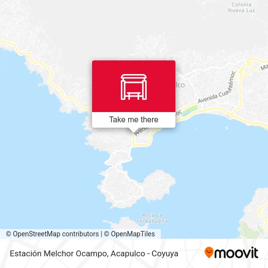 Mapa de Estación Melchor Ocampo
