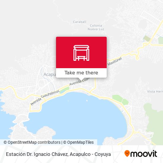 Estación Dr. Ignacio Chávez map