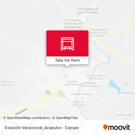 Mapa de Estación Vacacional