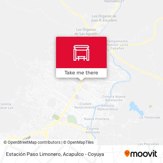 Estación Paso Limonero map