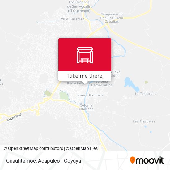 Mapa de Cuauhtémoc