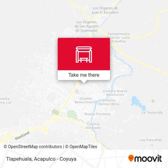 Mapa de Tlapehuala
