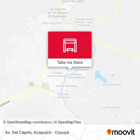 Av. Del Capire map