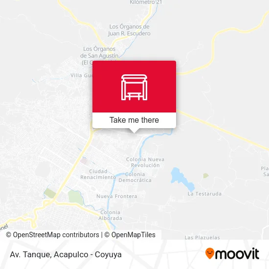 Mapa de Av. Tanque