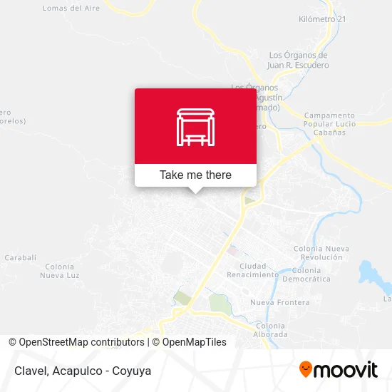 Mapa de Clavel