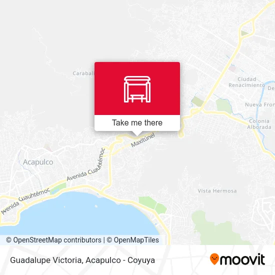 Mapa de Guadalupe Victoria
